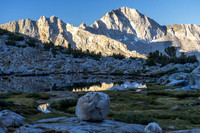 Dusy Basin Isosceles and Columbine Peaks