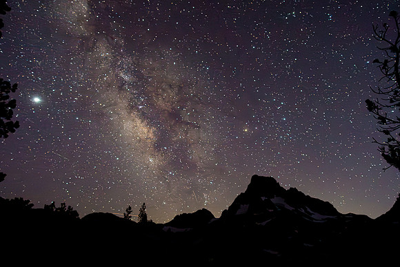Milky Way over Banner Peak