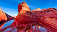 IMG_4573-The Wave in Reflection, Coyote Buttes North, Arizona
